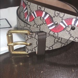 GG supreme belt with Kingsnake